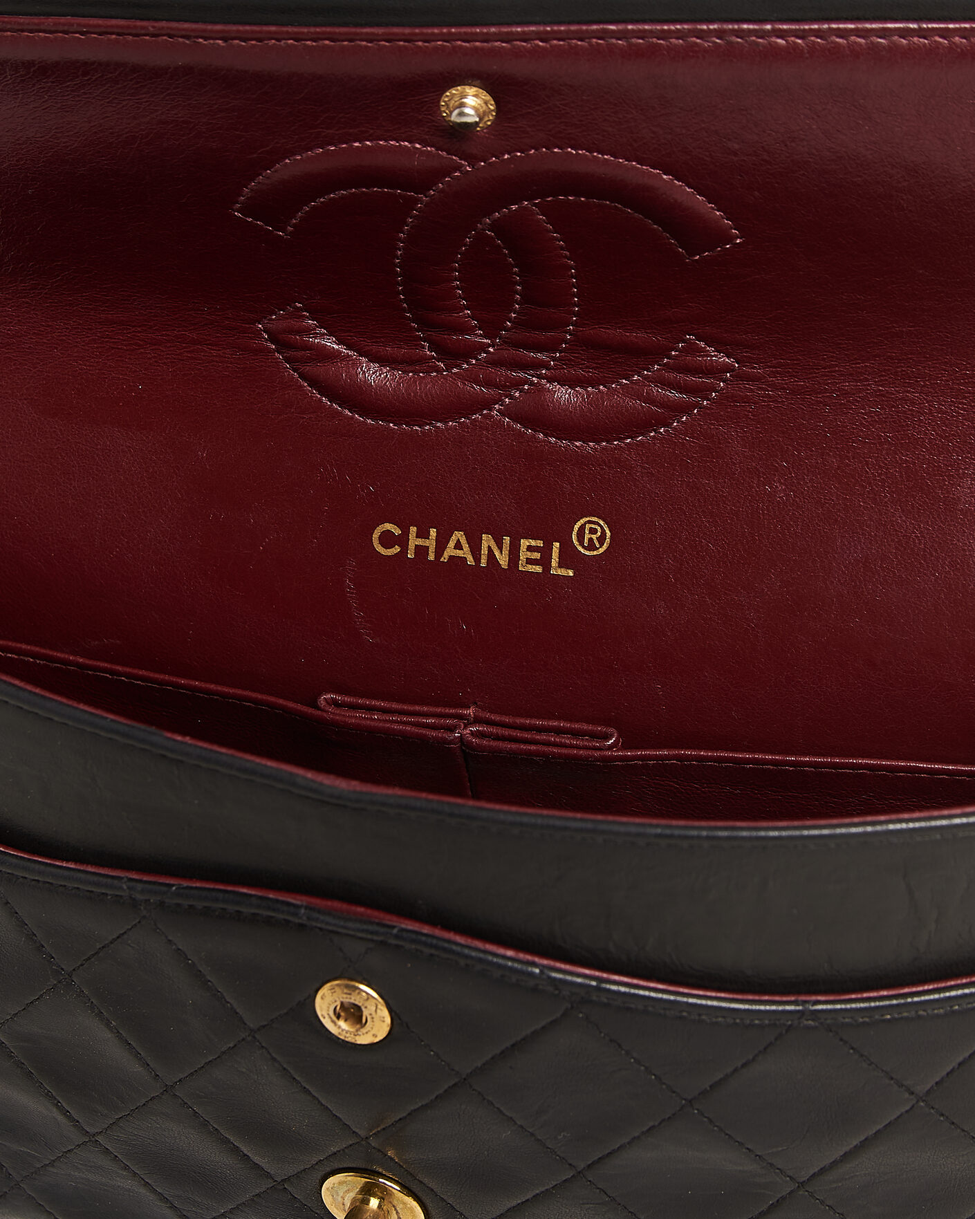 Herr | Pre-Owned & Vintage Bags | Louis Vuitton Pre-Owned | Chanel Pre-Owned Classic Medium Double Flap Bag Lambskin Black