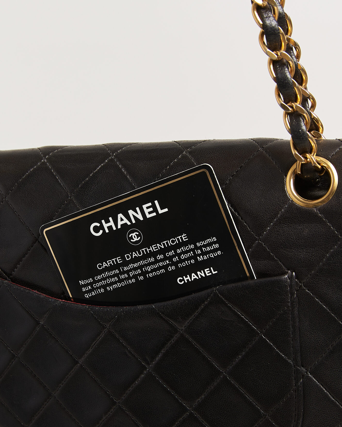 Herr | Pre-Owned & Vintage Bags | Louis Vuitton Pre-Owned | Chanel Pre-Owned Classic Medium Double Flap Bag Lambskin Black