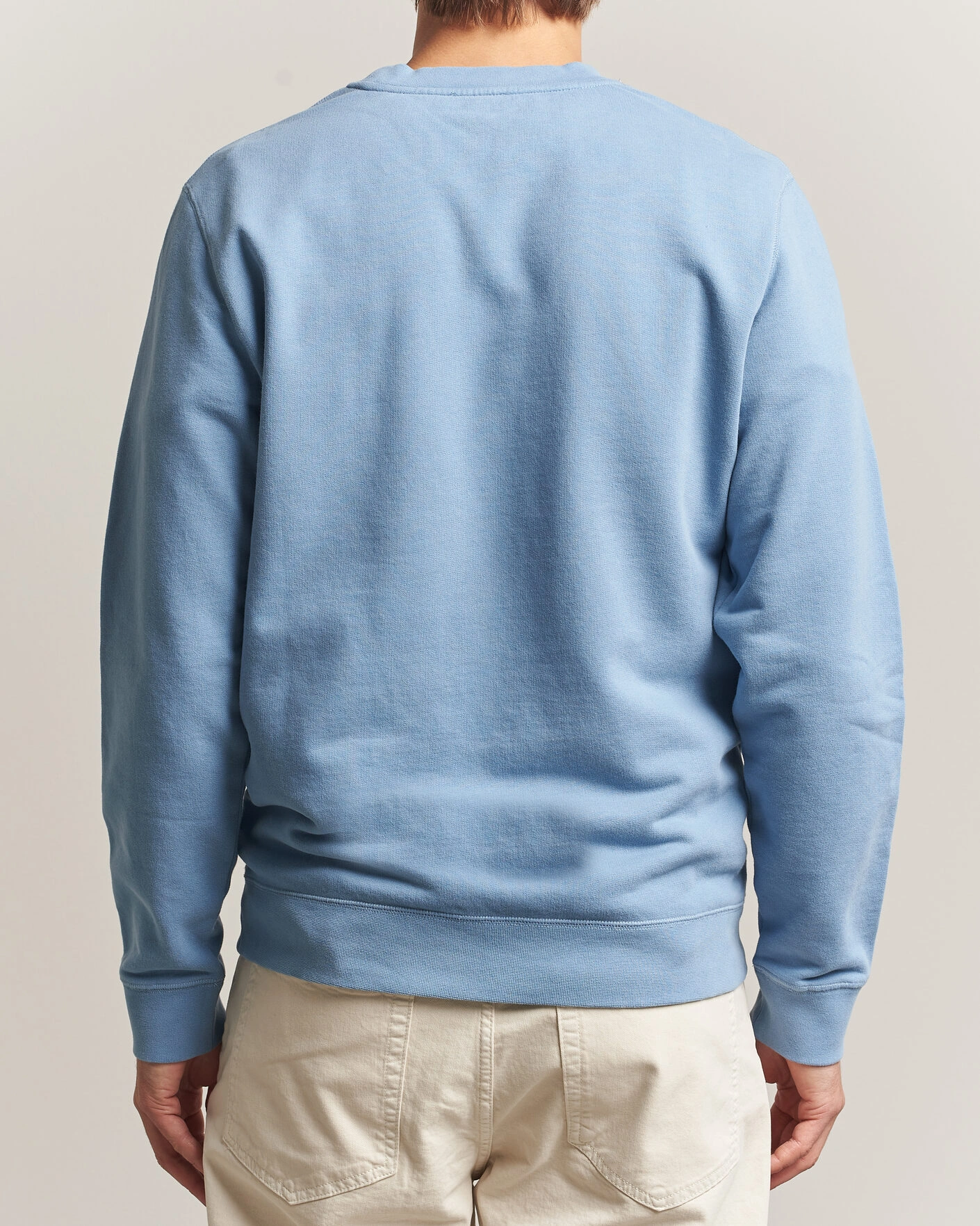 Herr | Tröjor | Sunspel | Loopback Sweatshirt Studio Blue