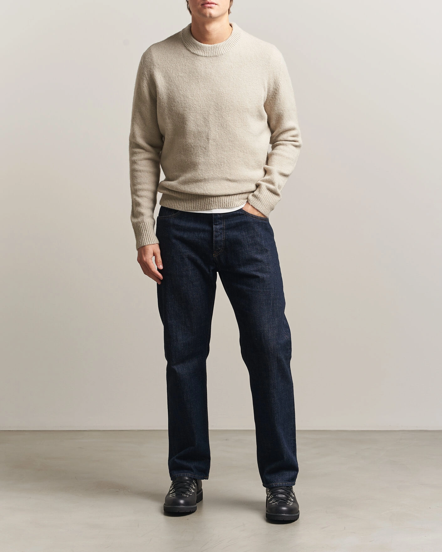 Herr | Tröjor | Sunflower | Moon Alpaca Sweater Pebble