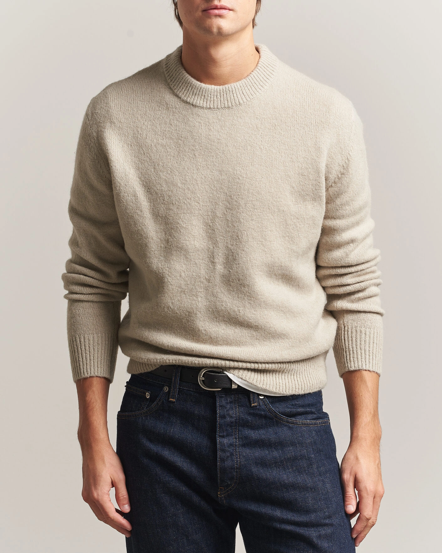Herr | Tröjor | Sunflower | Moon Alpaca Sweater Pebble