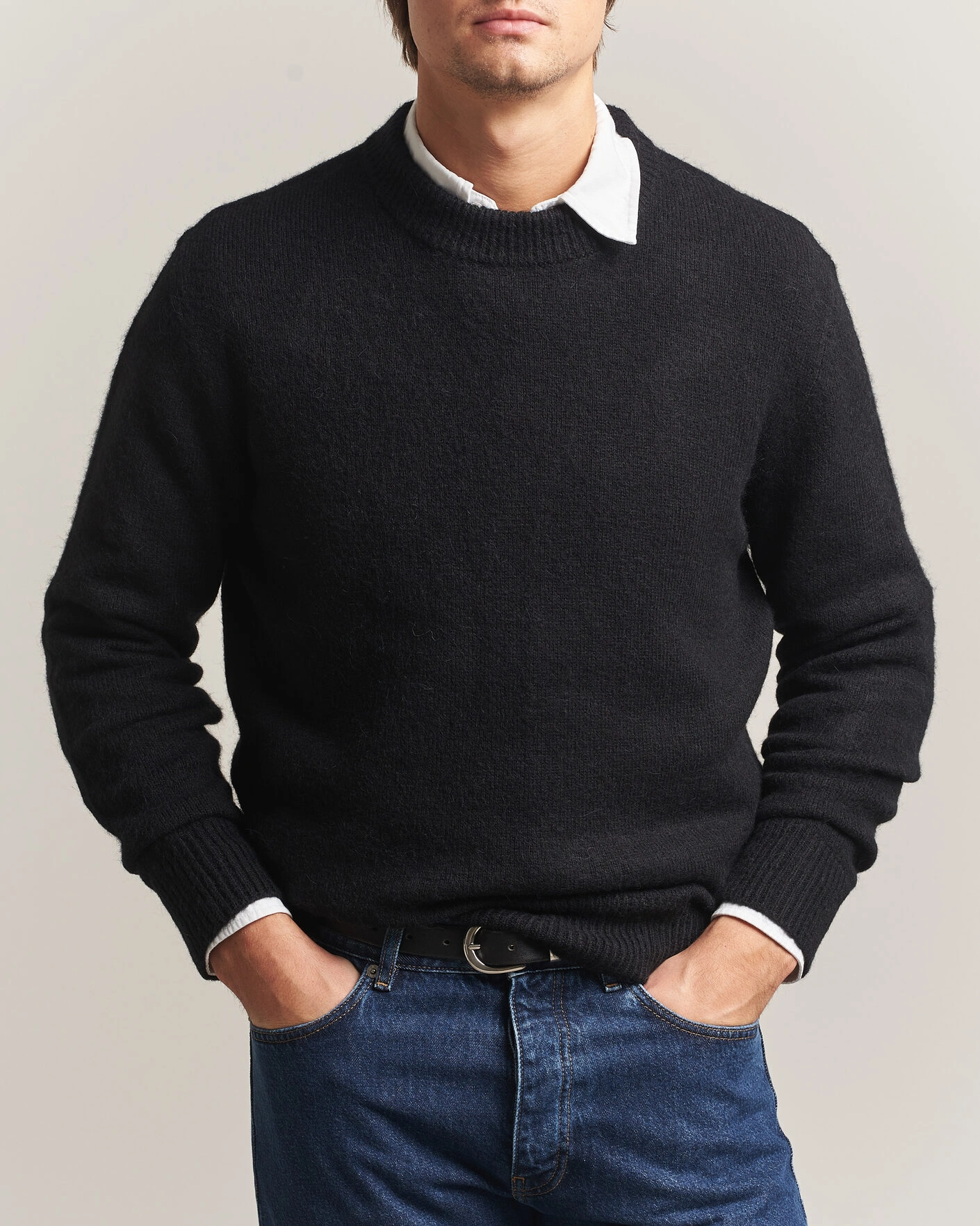 Herr | Tröjor | Sunflower | Moon Alpaca Sweater Black