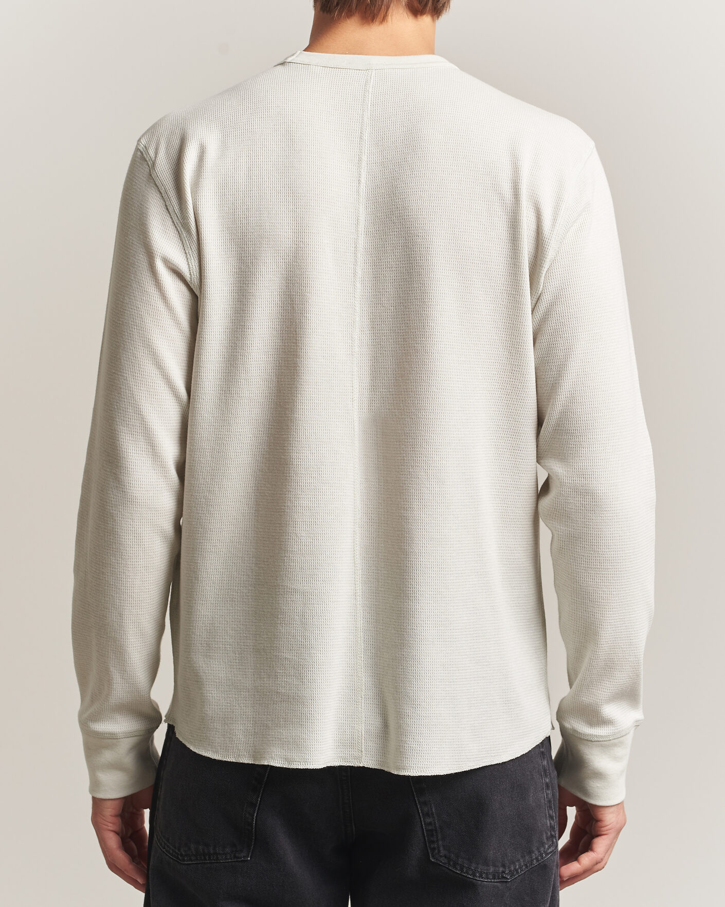 Herr | T-Shirts | Sunflower | Wool Waffle Long Sleeve T-Shirt Kit White