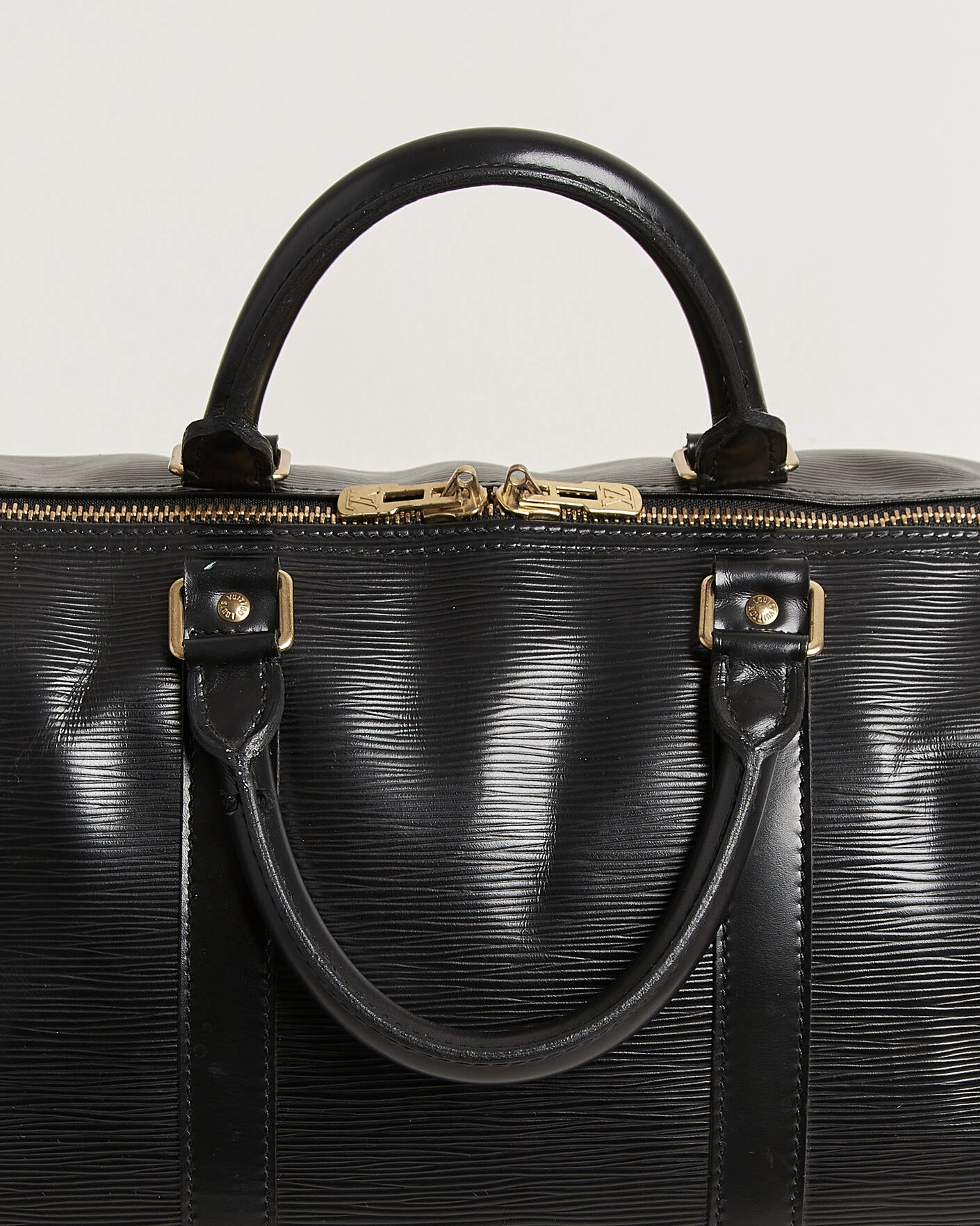 Herr | Pre-Owned & Vintage Bags | Louis Vuitton Pre-Owned | Keepall Epi Leather 50 Black