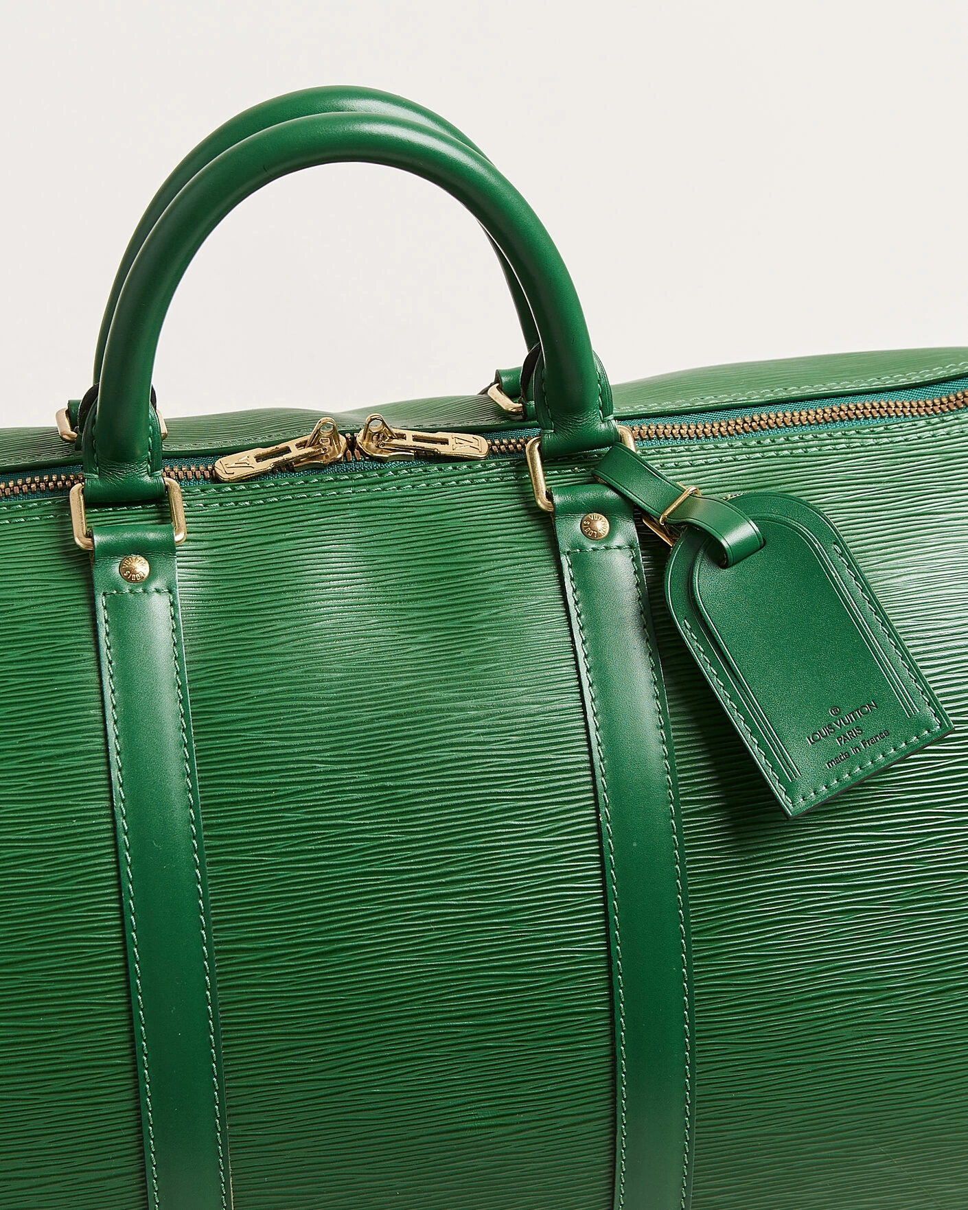 Herr | Pre-Owned & Vintage Bags | Louis Vuitton Pre-Owned | Keepall 55 Epi Leather Green
