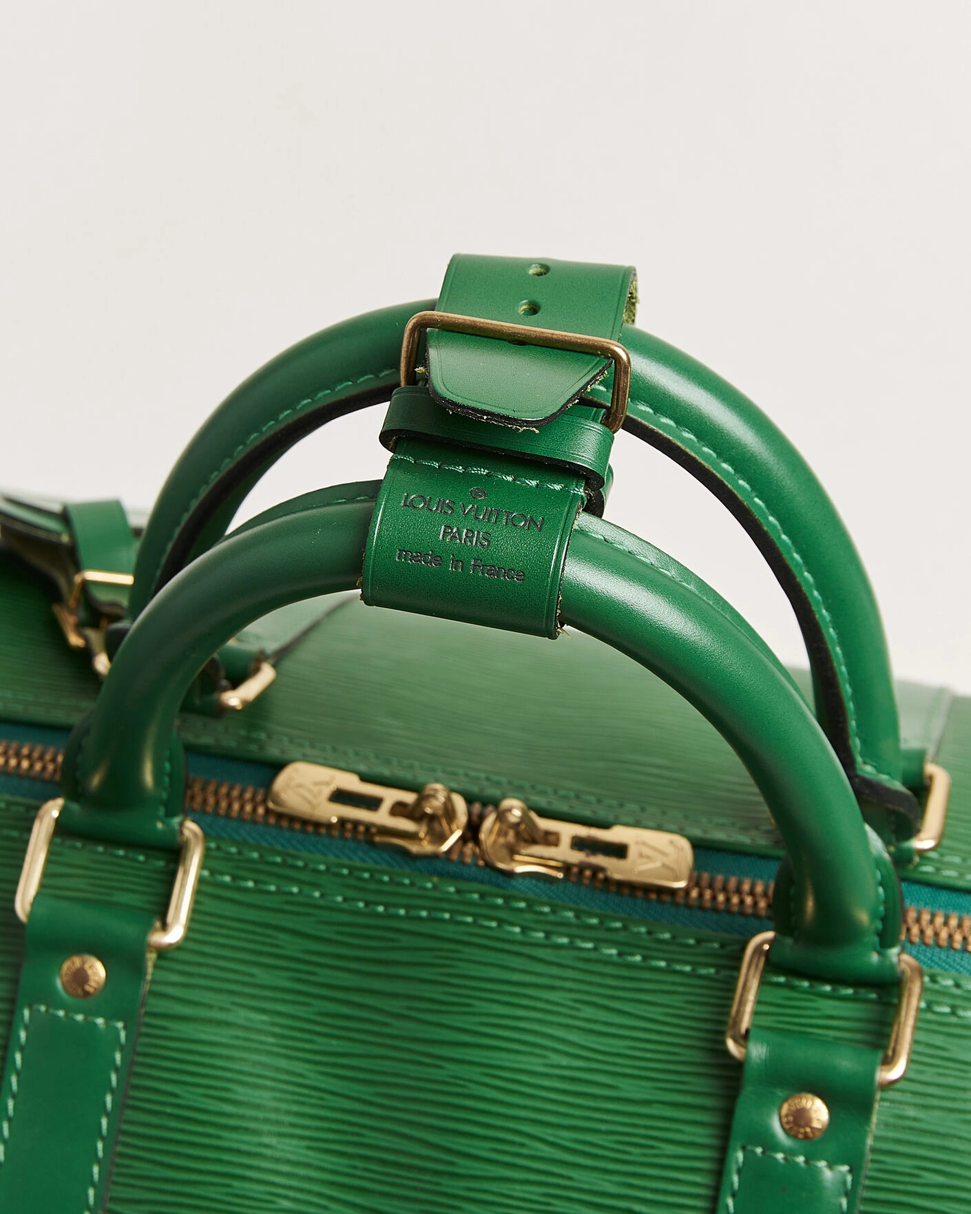 Herr | Pre-Owned & Vintage Bags | Louis Vuitton Pre-Owned | Keepall 55 Epi Leather Green