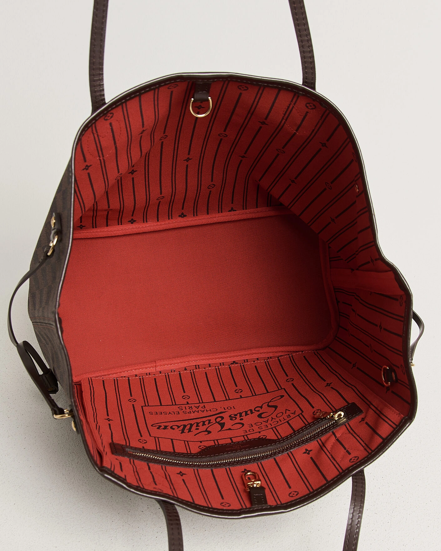 Herr | Pre-Owned & Vintage Bags | Louis Vuitton Pre-Owned | Neverfull MM Damier Ebene