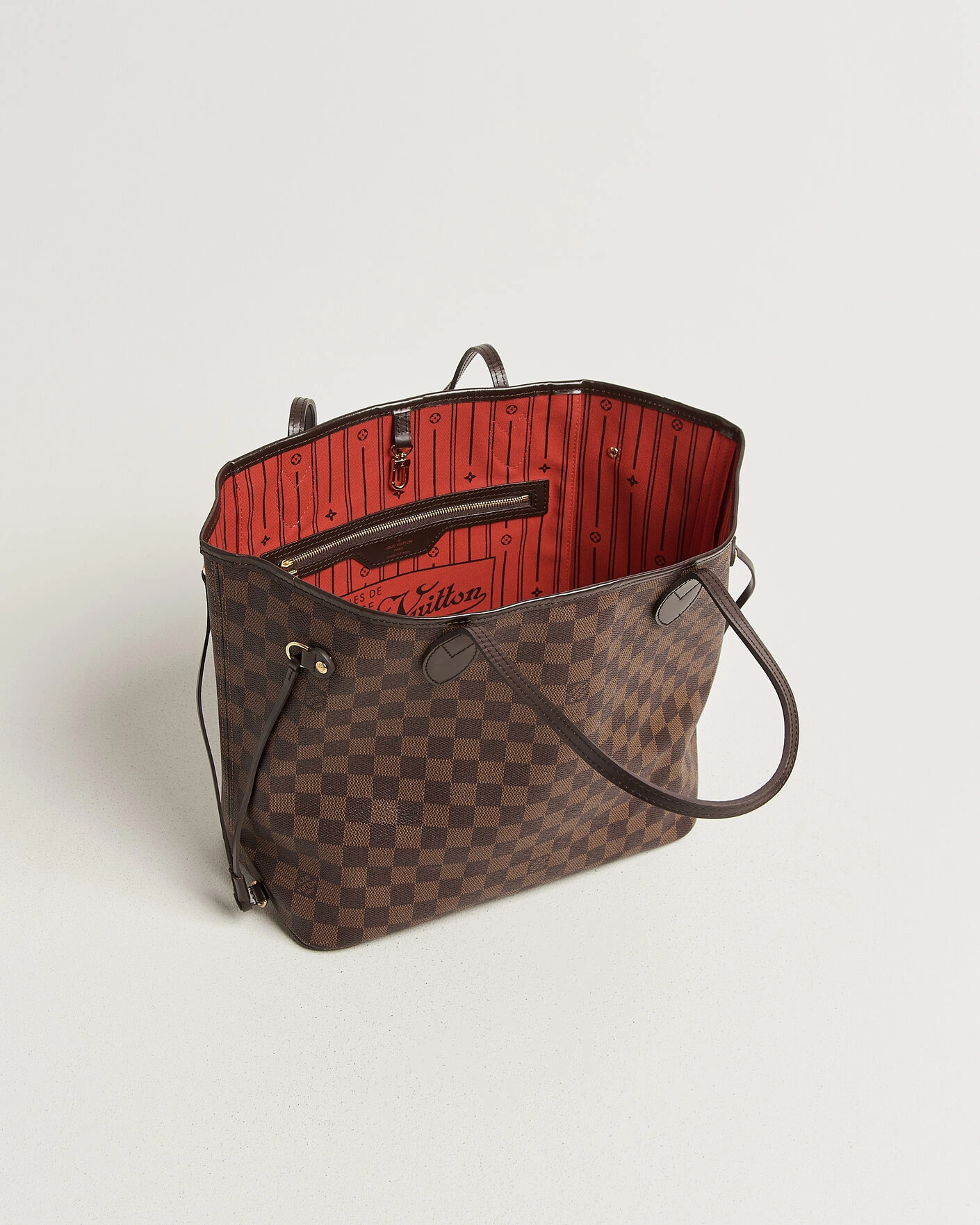 Herr | Pre-Owned & Vintage Bags | Louis Vuitton Pre-Owned | Neverfull MM Damier Ebene