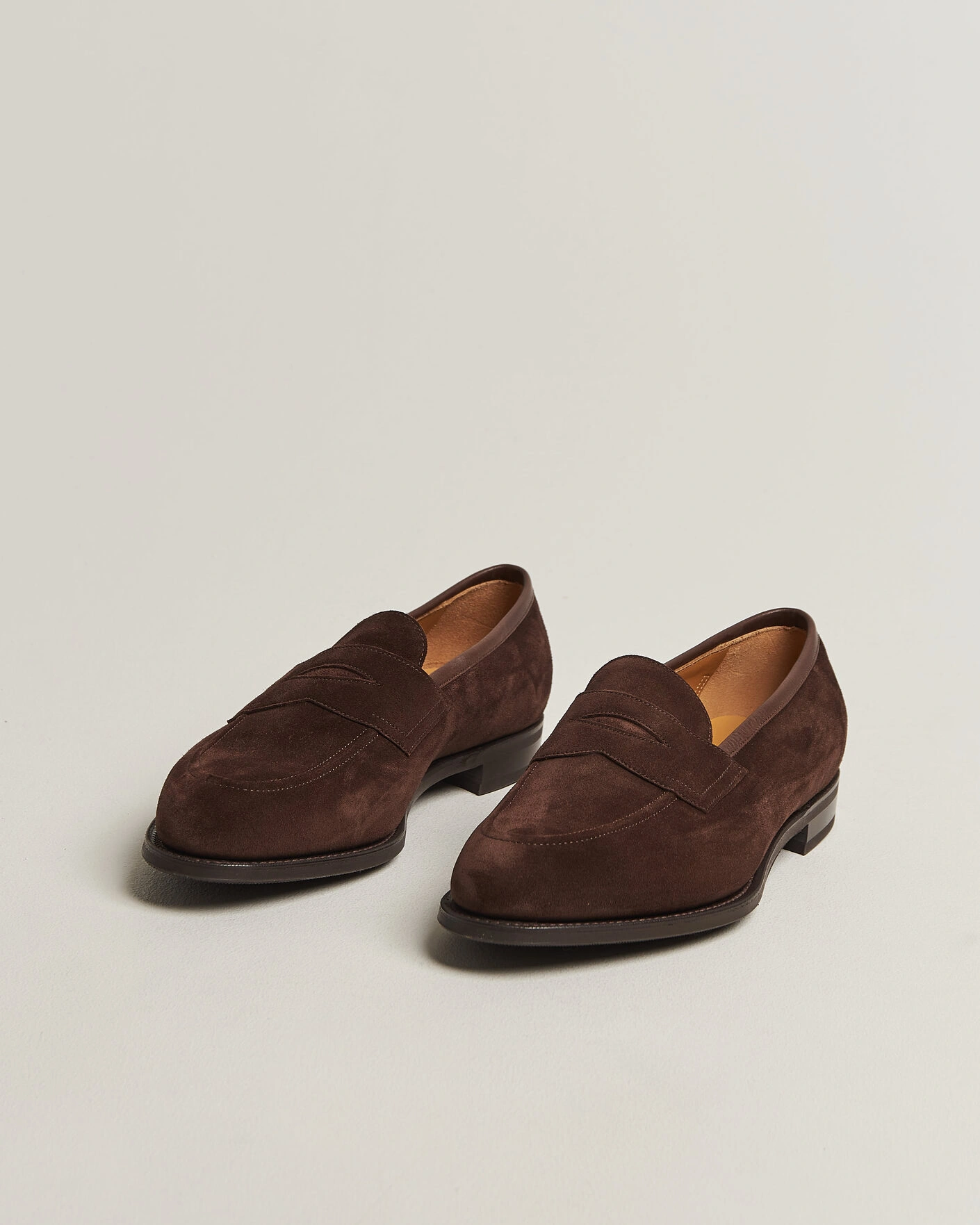 Herr | Loafers | Edward Green | Piccadilly Penny Loafer Mink Suede