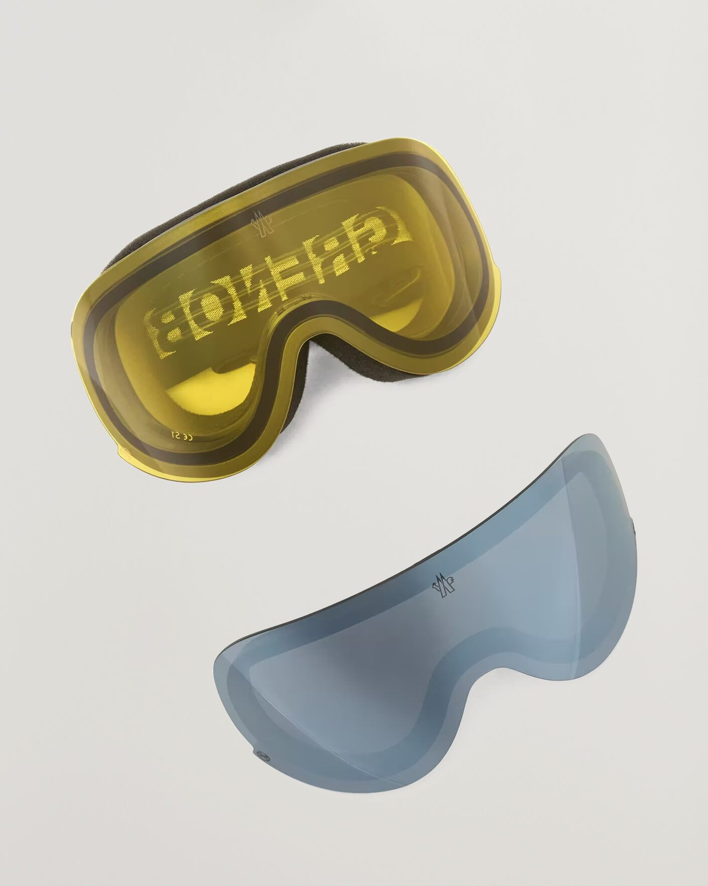 Herr | Solglasögon | Moncler Lunettes | Snowflare Ski Googles Black/Yellow