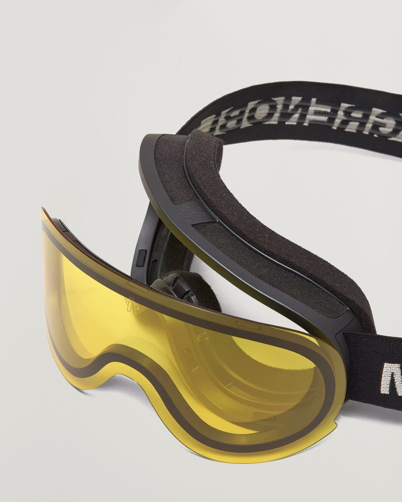 Herr | Solglasögon | Moncler Lunettes | Snowflare Ski Googles Black/Yellow