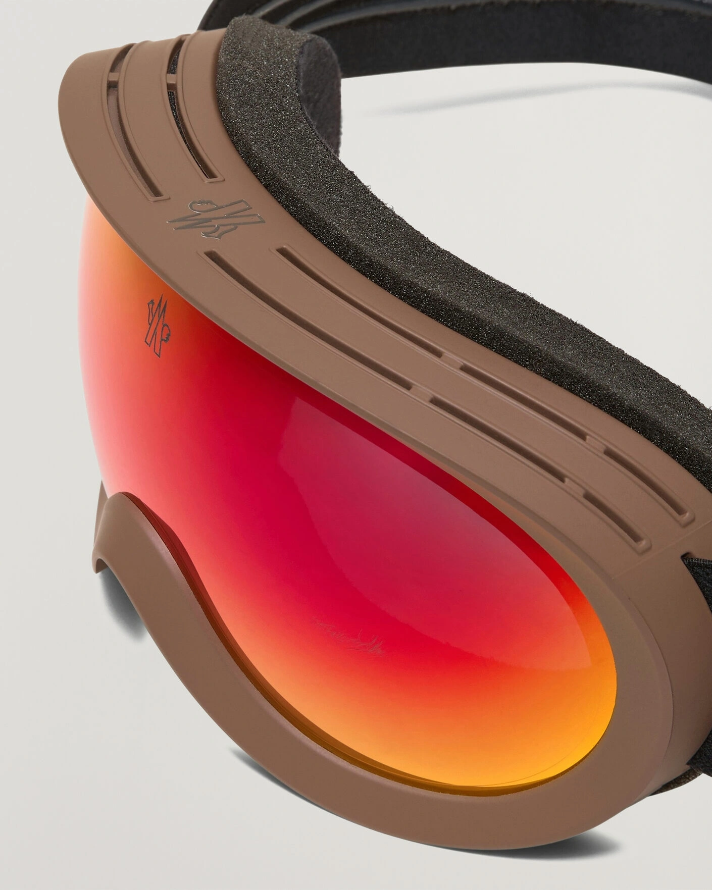 Herr | Solglasögon | Moncler Lunettes | Snowray Ski Googles Matte Dark Brown