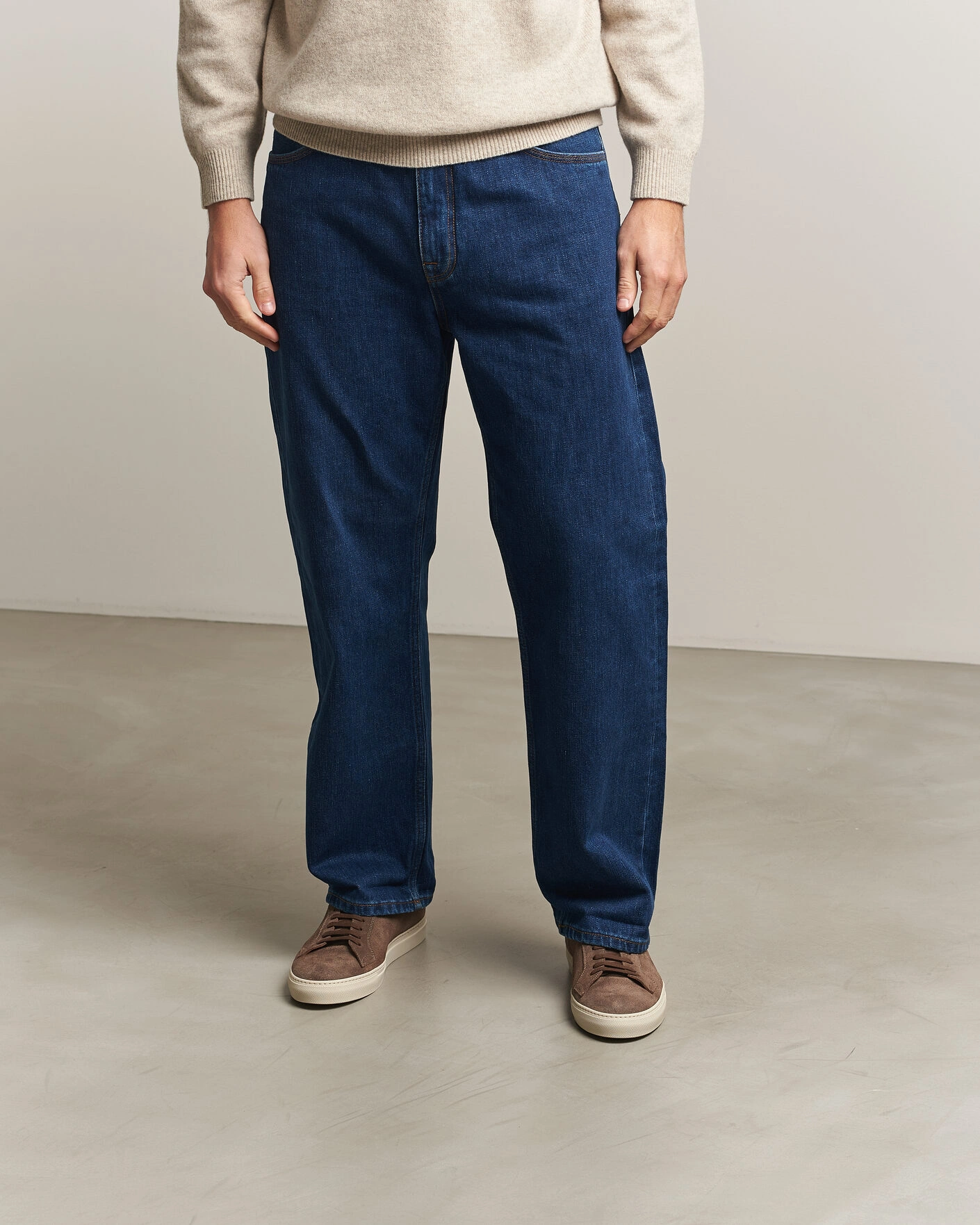 Herr | Sneakers | Sweyd | 055 Suede Sneaker Bark