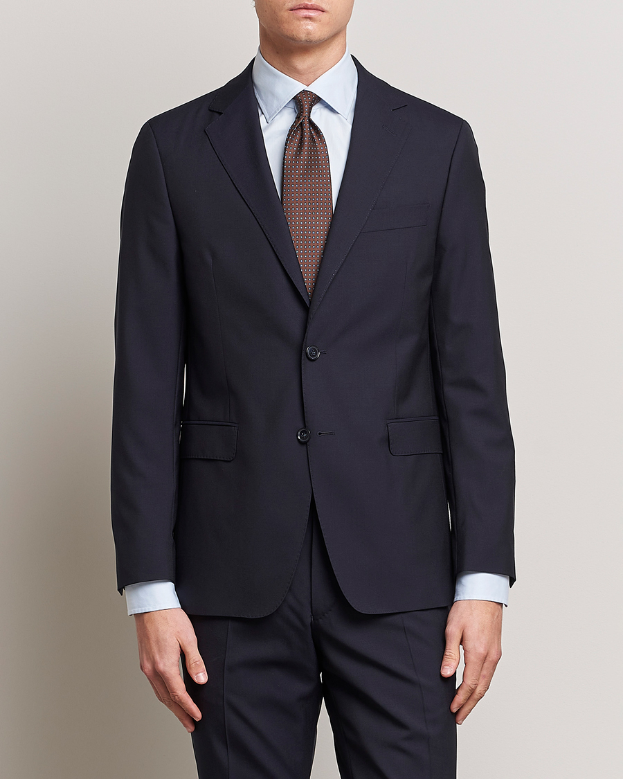 Herr | Studentkostym | Oscar Jacobson | Falk Wool Suit Navy