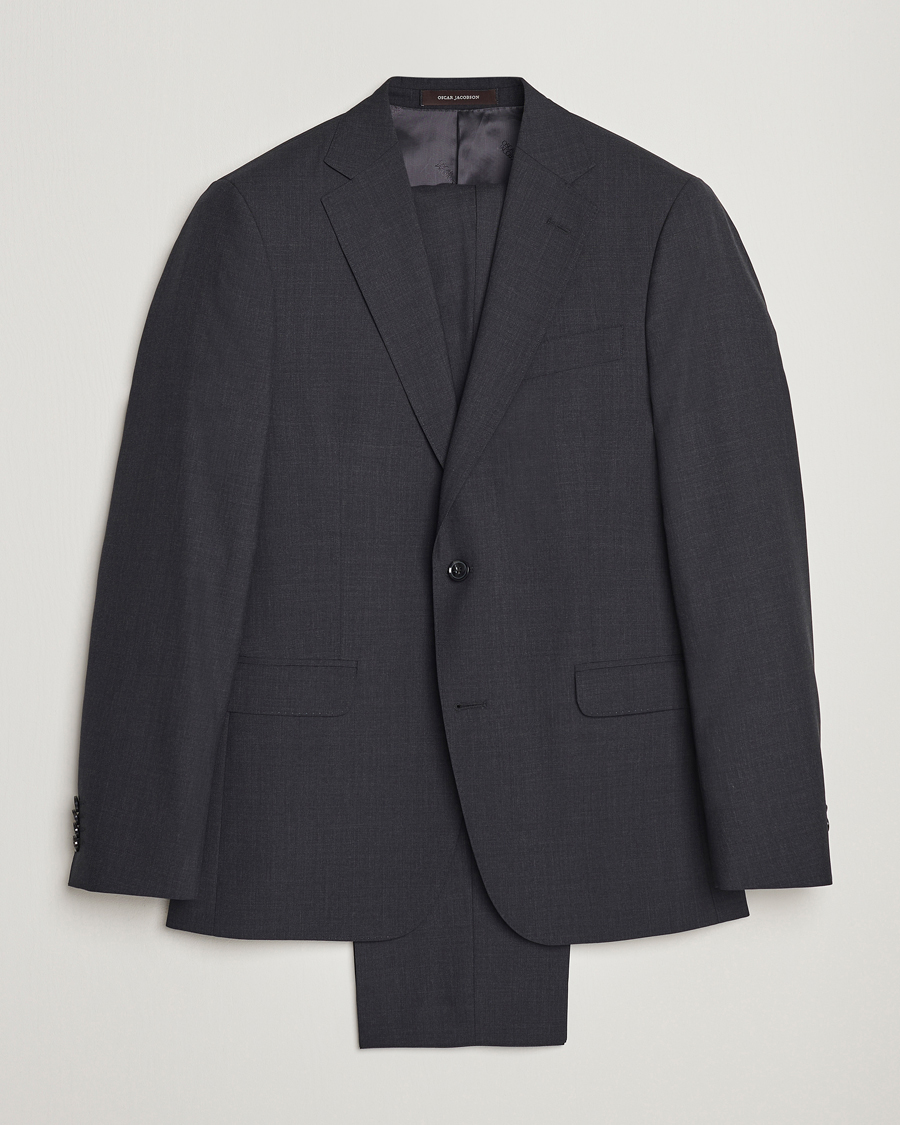 Herr | Kostymer | Oscar Jacobson | Falk Wool Suit Grey