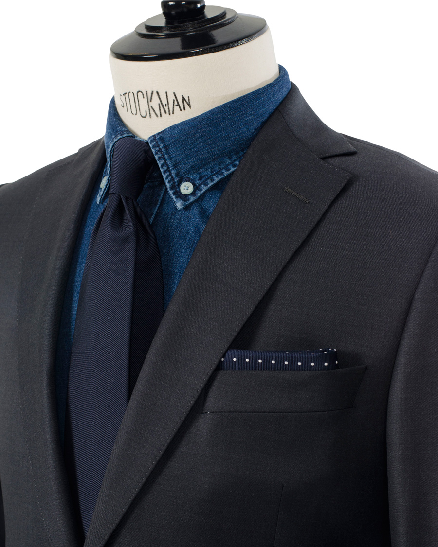 Herr |  |  | Paul Suit Solid Clothing Set Dark Grey