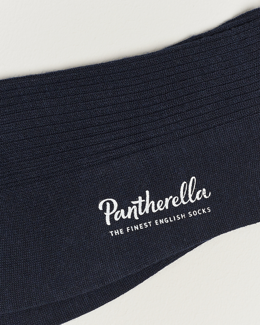 Herr | Underkläder | Pantherella | 3-Pack Naish Merino/Nylon Sock Navy/Black/Charcoal