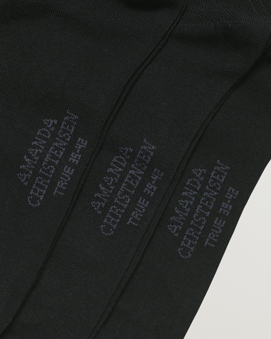Herr | Underkläder | Amanda Christensen | 6-Pack True Cotton Socks Black