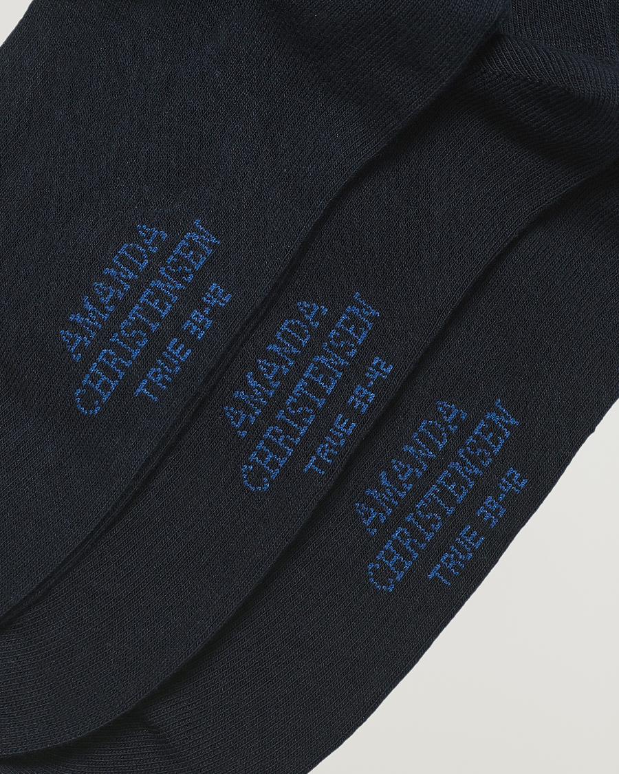 Herr | Underkläder | Amanda Christensen | 9-Pack True Cotton Socks Dark Navy