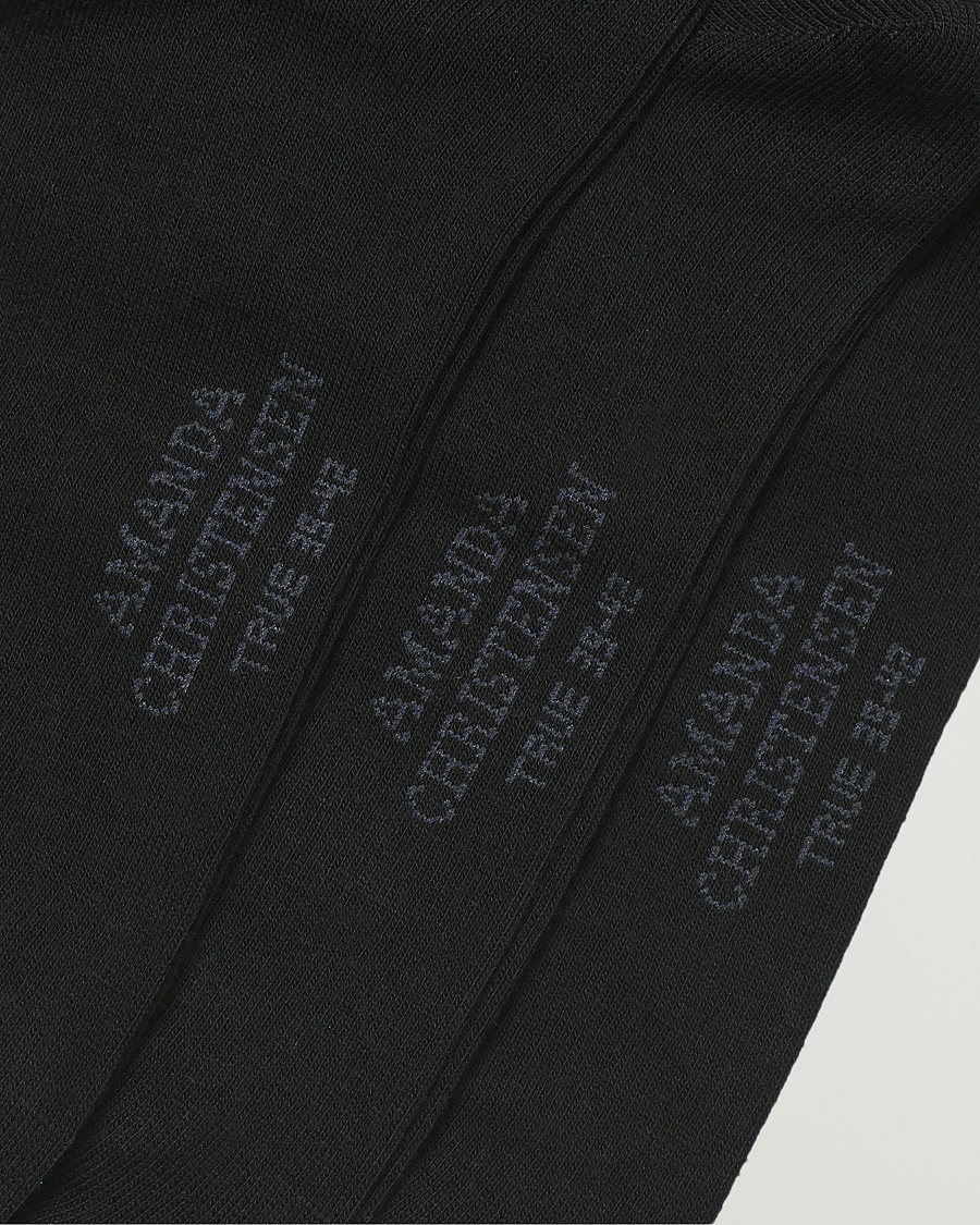 Herr | Underkläder | Amanda Christensen | 9-Pack True Cotton Socks Black