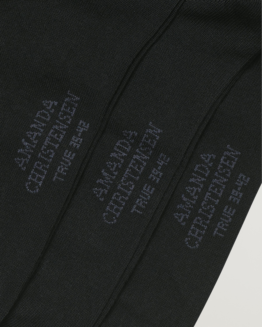 Herr | Underkläder | Amanda Christensen | 12-Pack True Cotton Socks Black