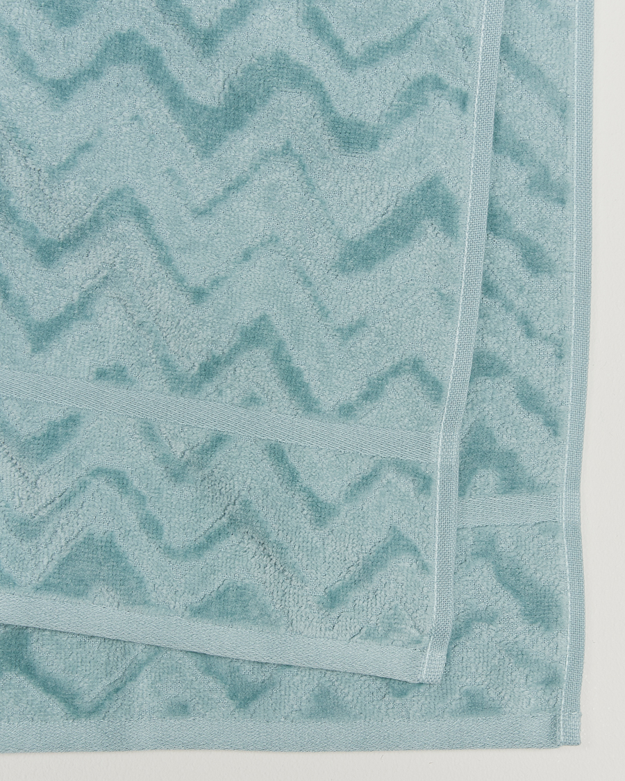 Herr | Textilier | Missoni Home | Rex Towels Light Blue