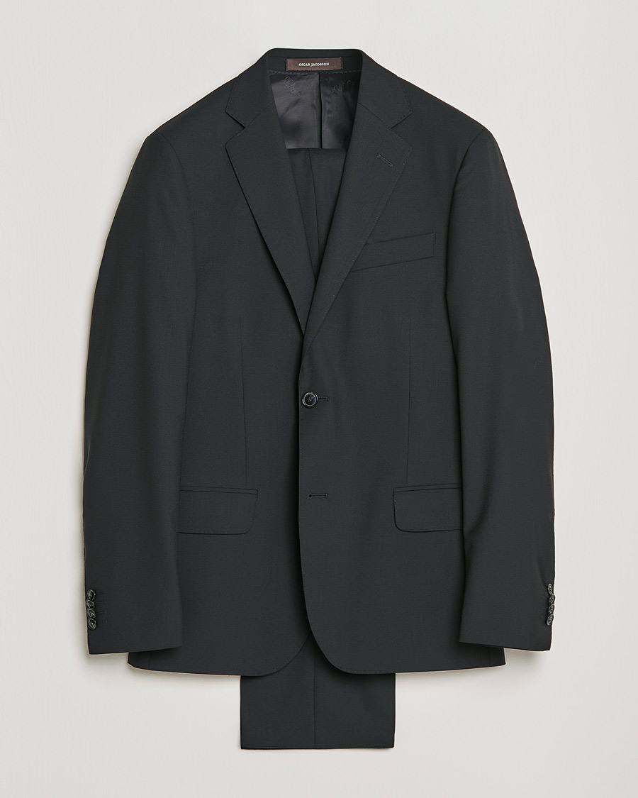 Herr | Kostymer | Oscar Jacobson | Edmund Wool Suit Black