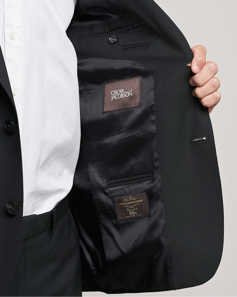 Herr | Kostymer | Oscar Jacobson | Edmund Wool Suit Black