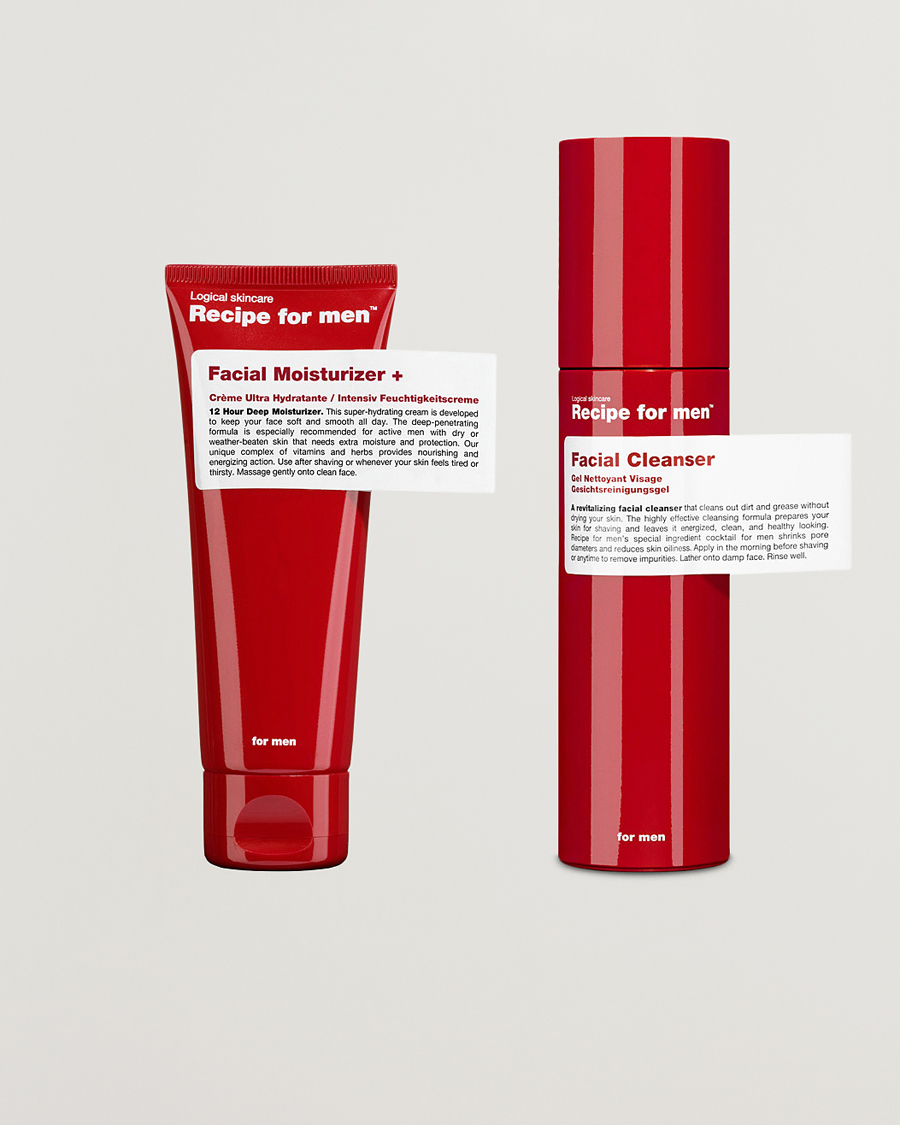 Herr | Hudvård | Recipe for men | Daily Routine Kit for Dry Skin