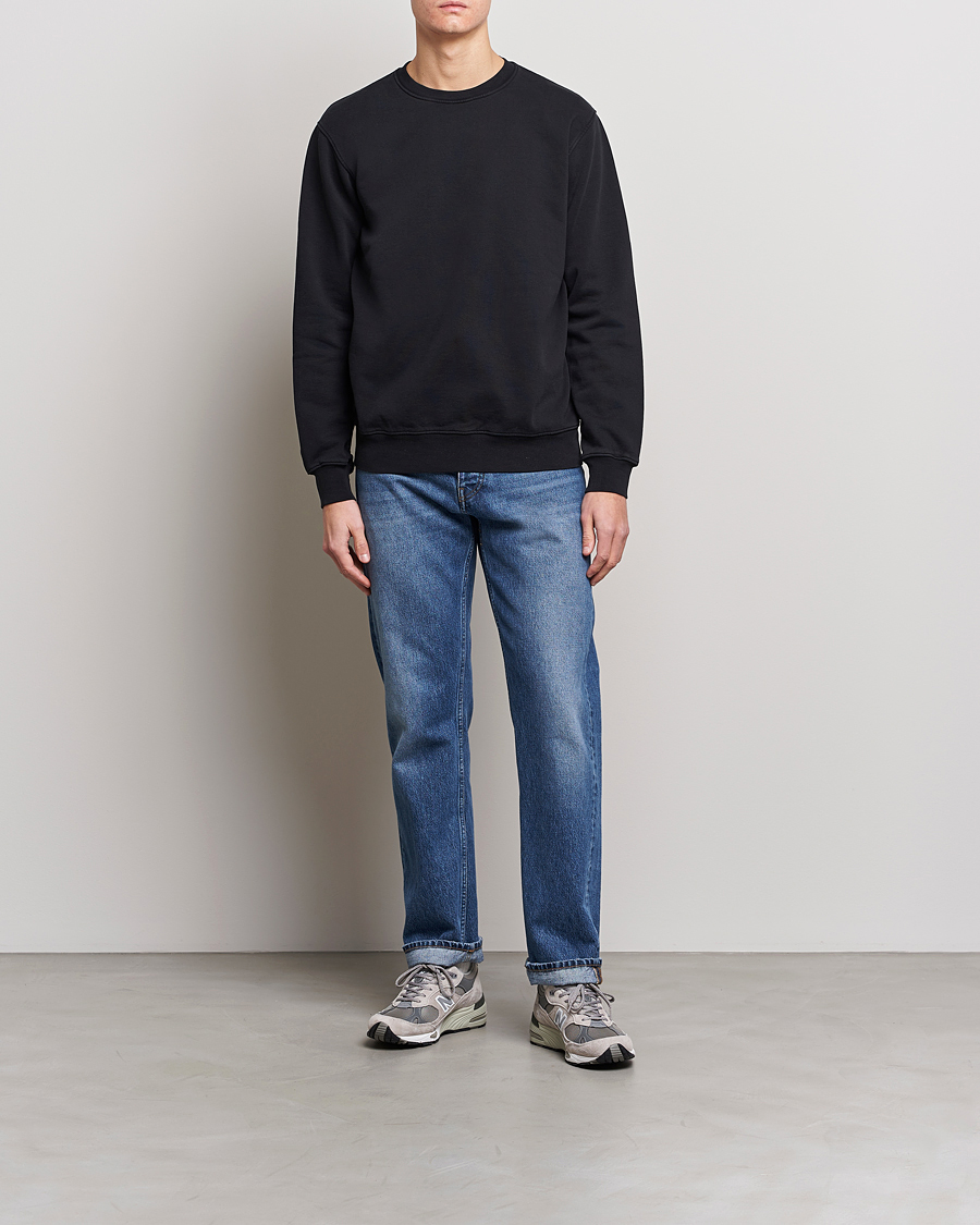 Herr | Tröjor | Colorful Standard | 2-Pack Classic Organic Crew Neck Sweat Heather Grey/Deep Black