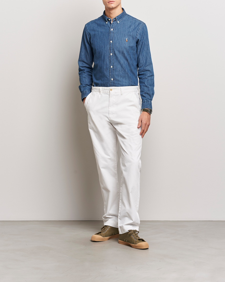 Herr | Skjortor | Polo Ralph Lauren | 2-Pack Slim Fit Denim Shirt Washed/Dark Wash