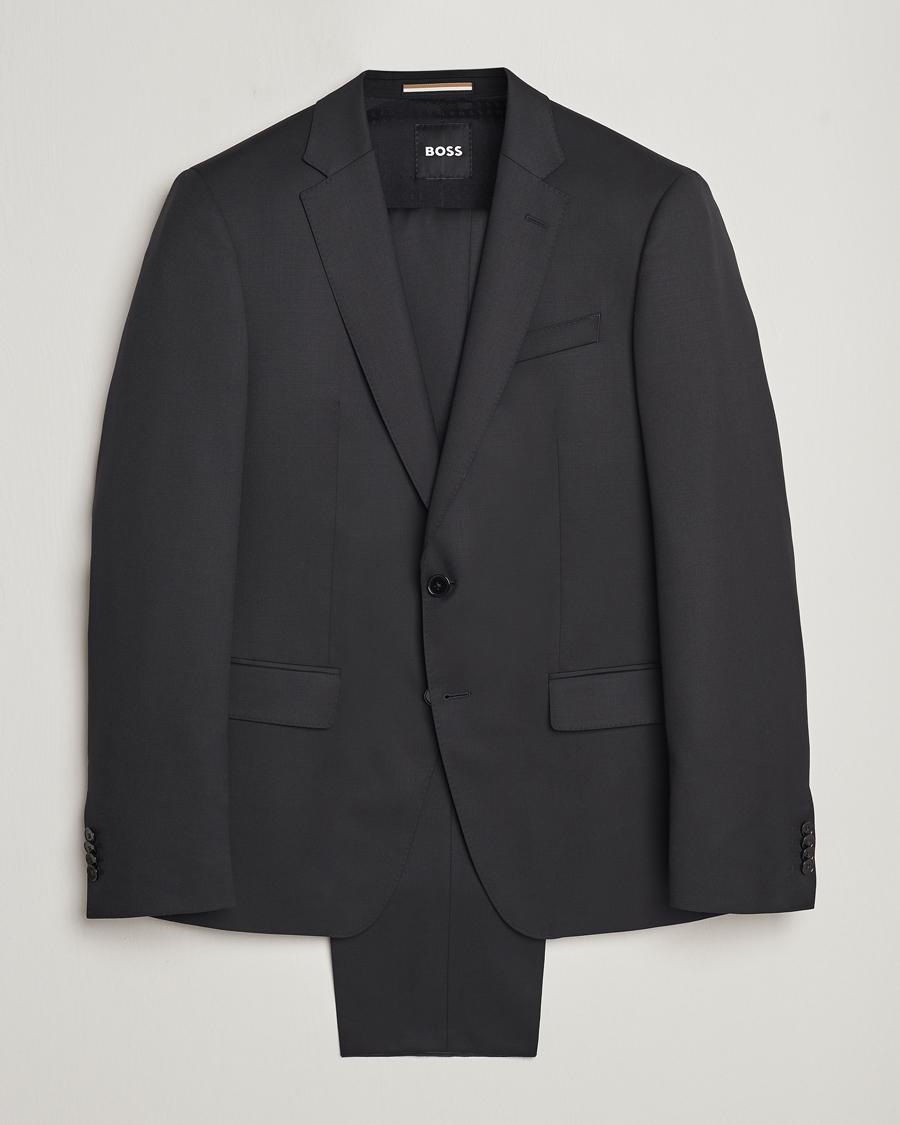 Herr | Kostymer | BOSS BLACK | Huge Wool Suit Black