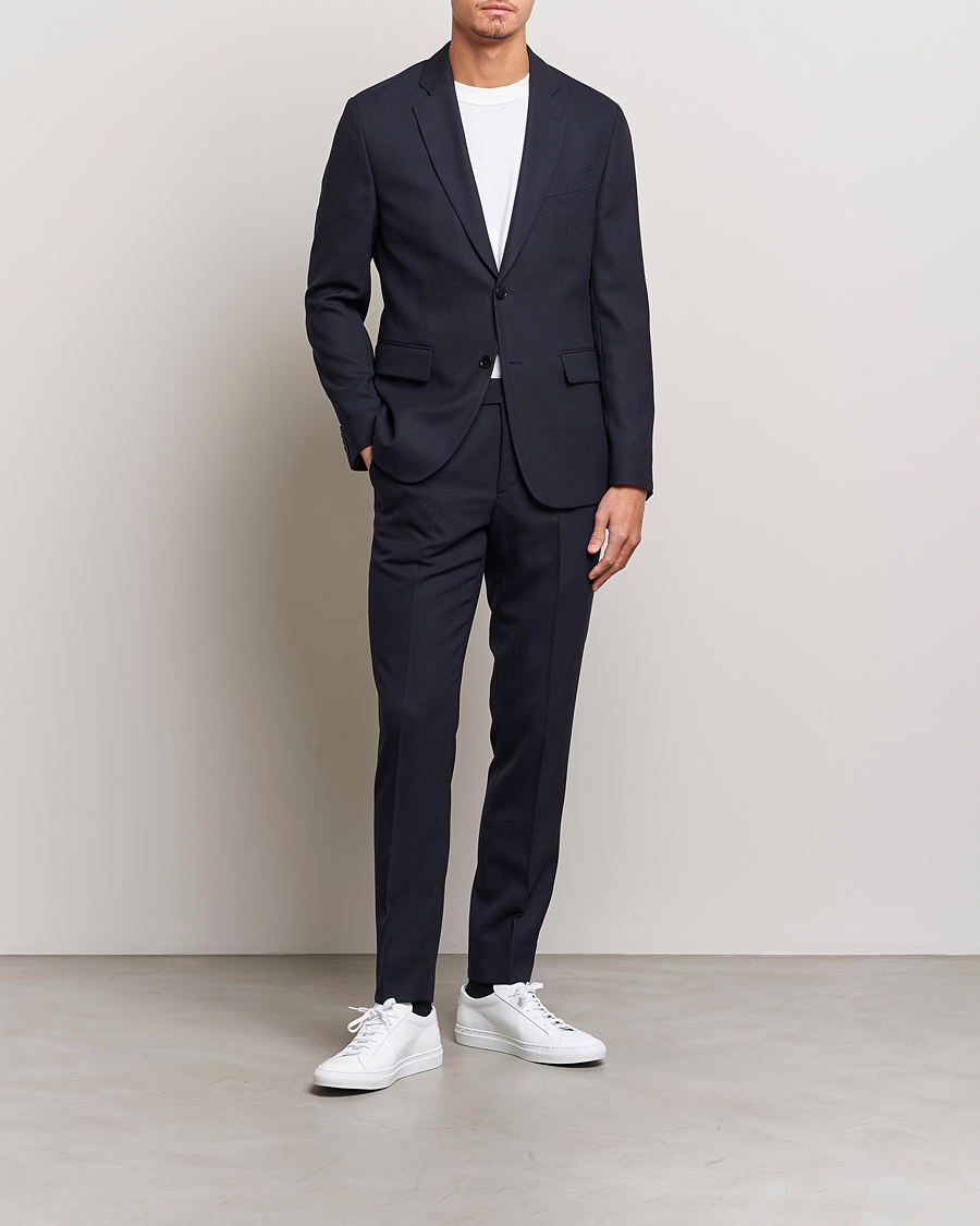 Herr | J.Lindeberg | J.Lindeberg | Hopper Active Hopsack Suit Navy