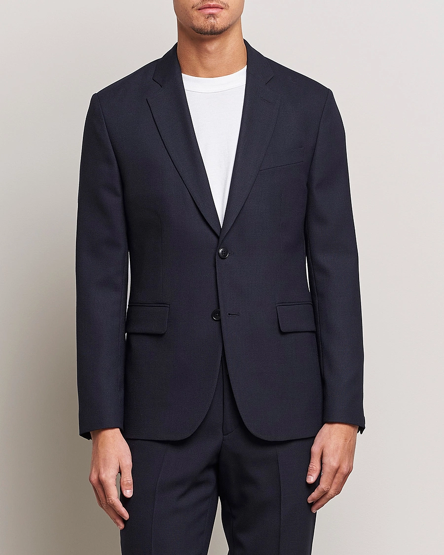 Herr | Avdelningar | J.Lindeberg | Hopper Active Hopsack Suit Navy