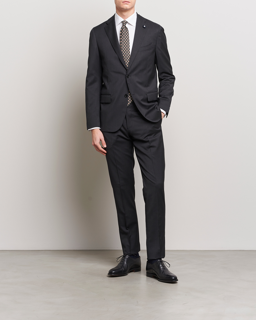 Herr | Italian Department | Lardini | Wool Suit Grey