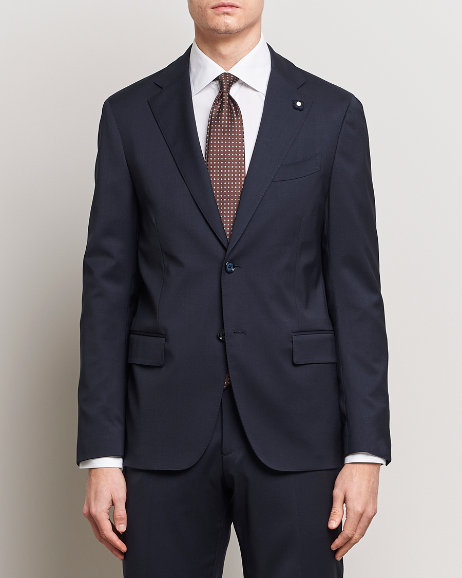 Herr | Kostymer | Lardini | Wool Suit Navy