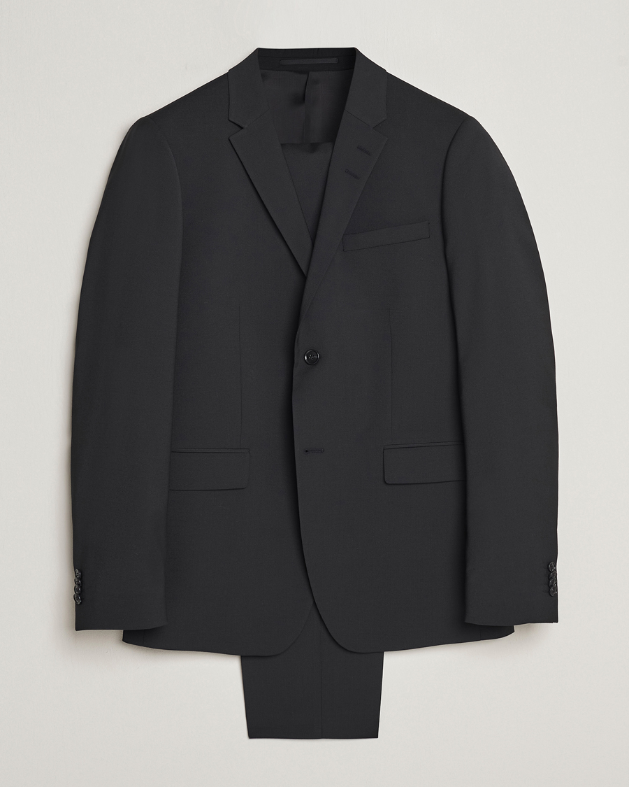 Herr | Kostymer | Tiger of Sweden | Jerretts Wool Travel Suit Black