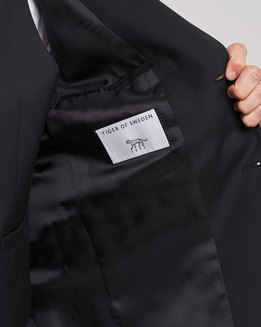 Herr | Kostymer | Tiger of Sweden | Jerretts Wool Travel Suit Black