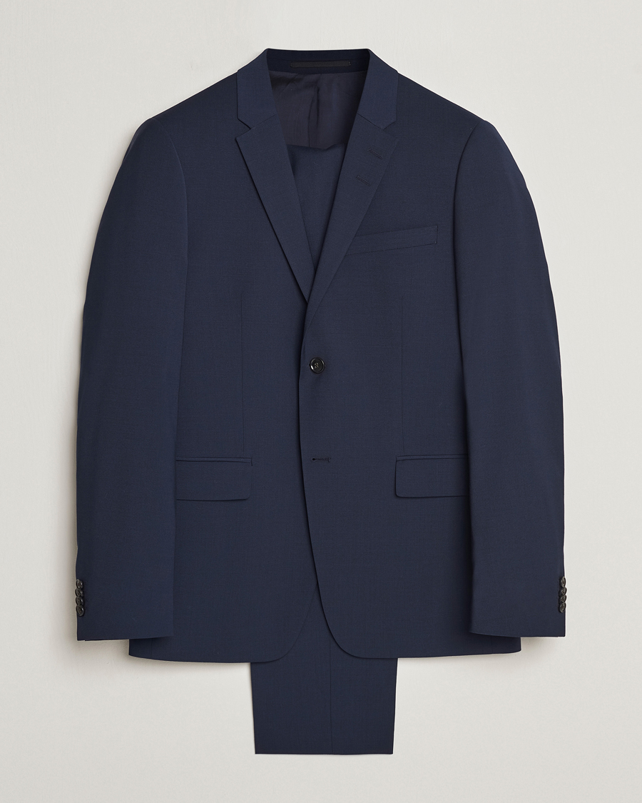 Herr | Kostymer | Tiger of Sweden | Jerretts Wool Travel Suit Royal Blue