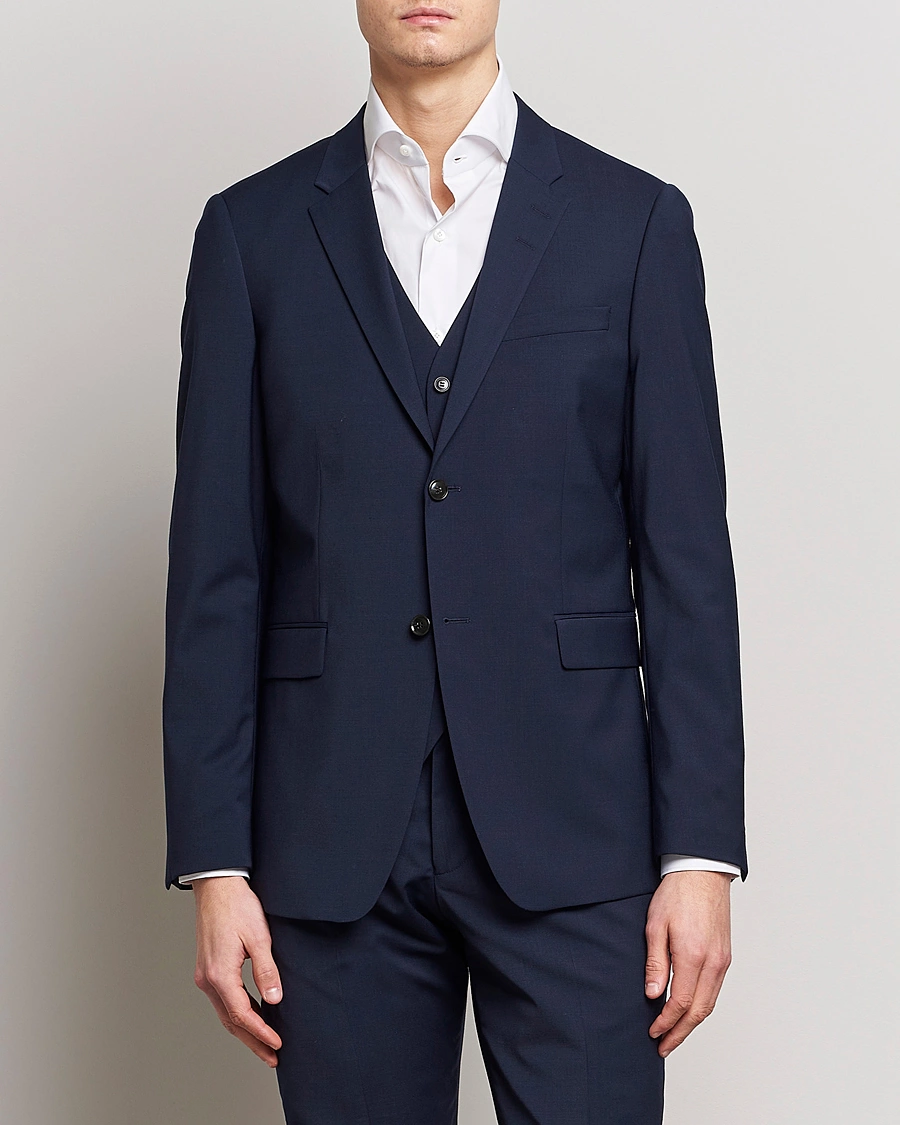 Herre | Tøj | Tiger of Sweden | Jerretts Wool Travel Suit Royal Blue