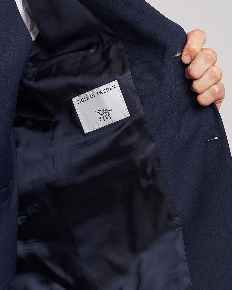 Herr | Kostymer | Tiger of Sweden | Jerretts Wool Travel Suit Royal Blue