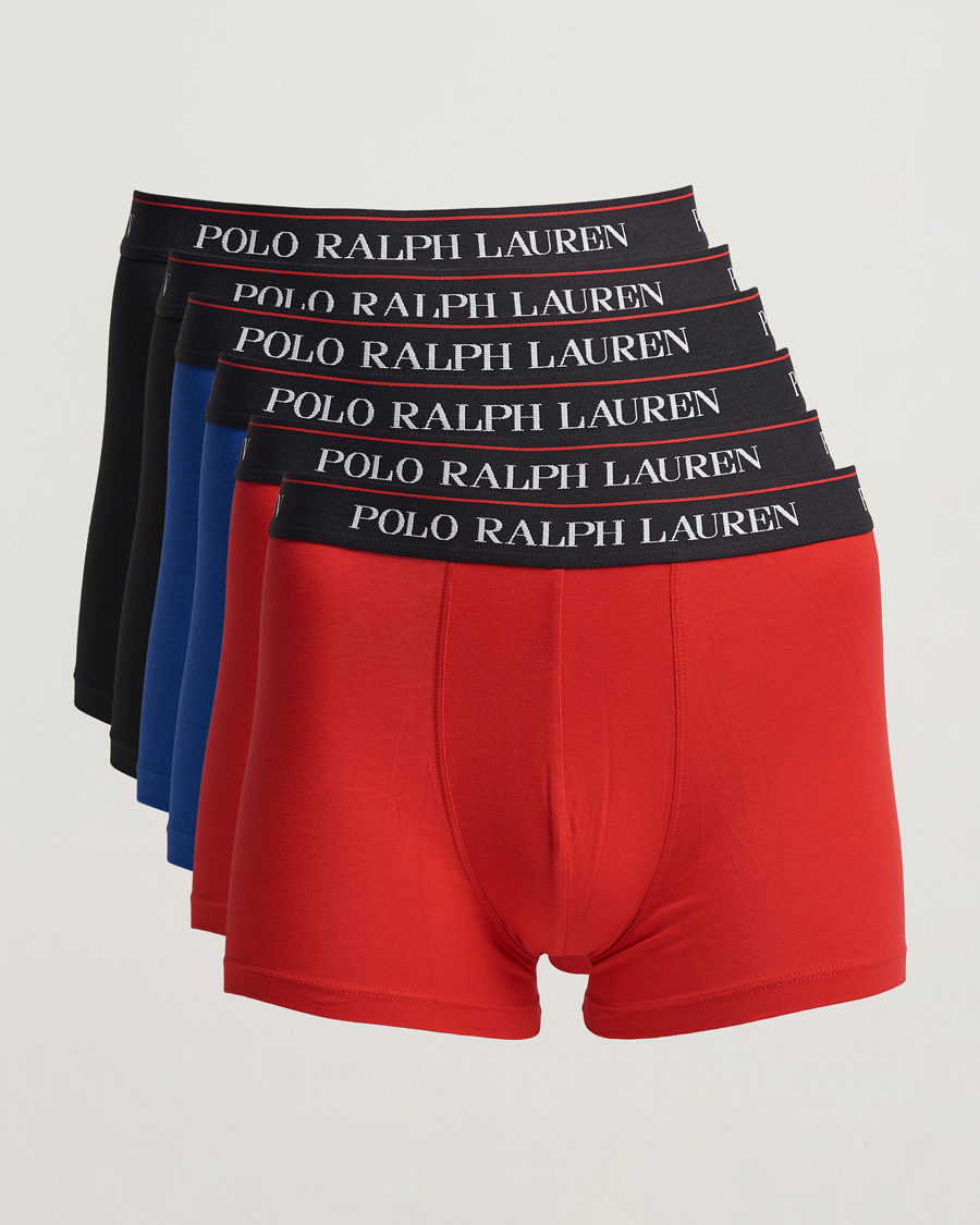 Herr | Underkläder | Polo Ralph Lauren | 6-pack Trunk Sapphire/Red/Black