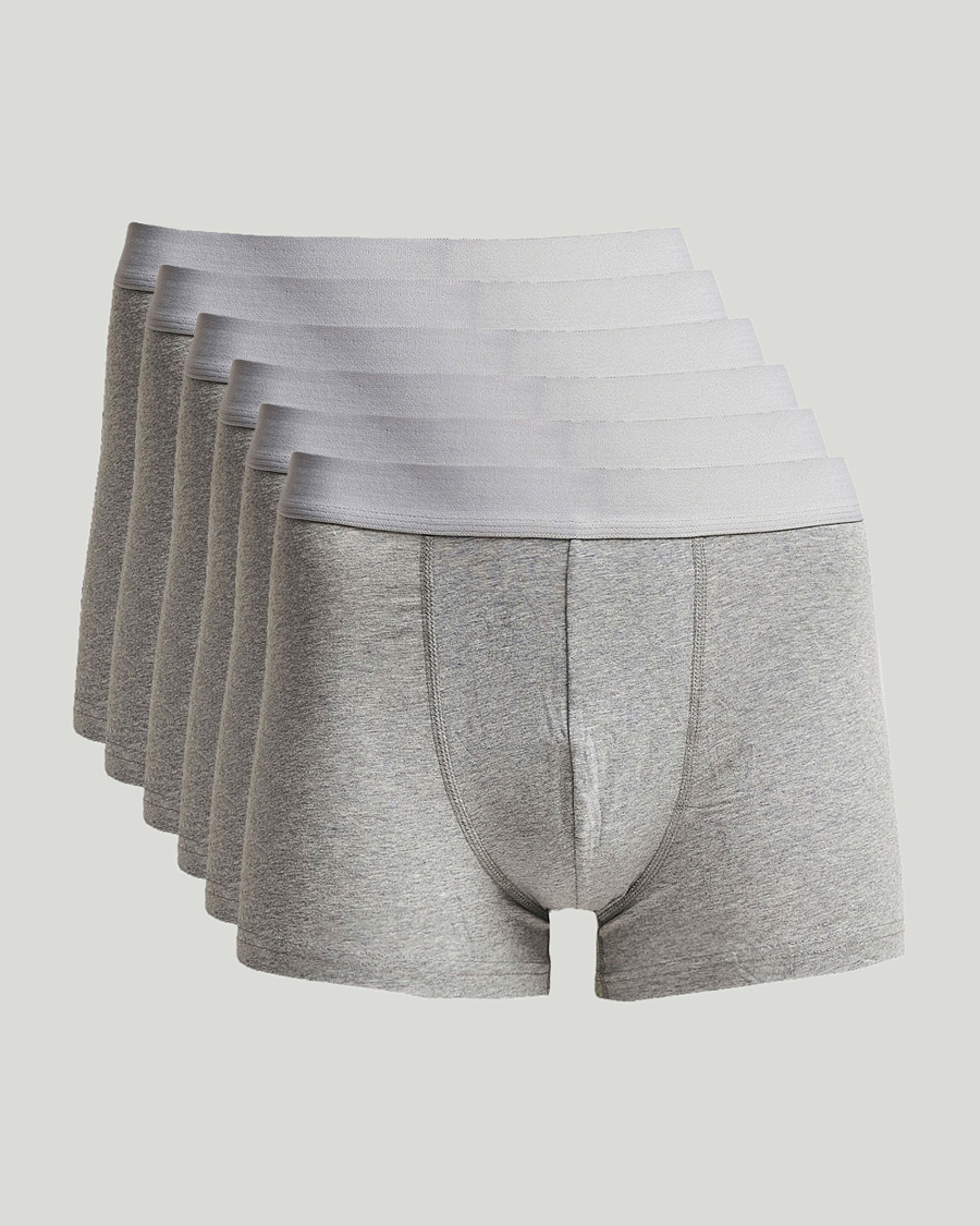 Herr | Underkläder | Bread & Boxers | 6-Pack Boxer Brief Grey Melange