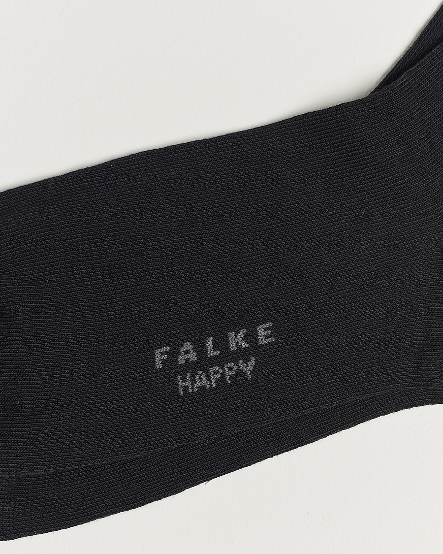 Herr | Underkläder | Falke | 6-pack Happy Cotton Socks Black