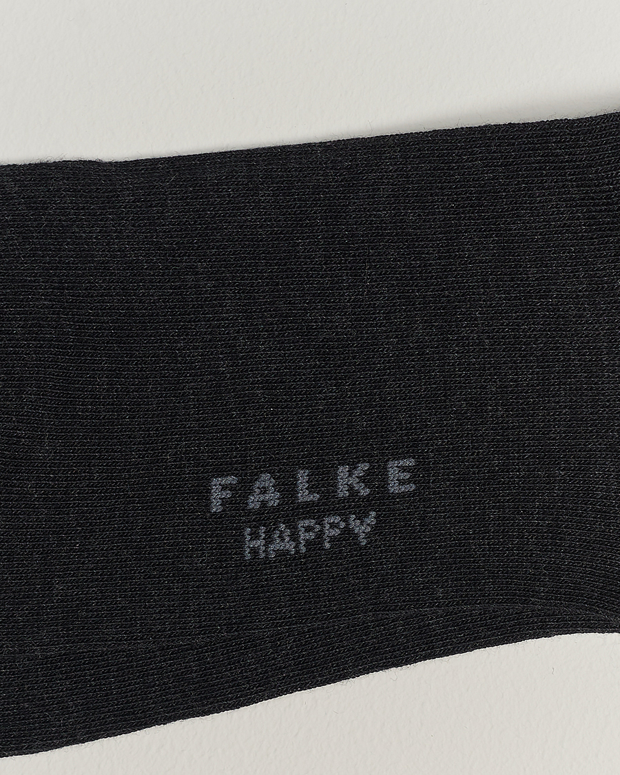 Herr | Underkläder | Falke | 6-pack Happy Cotton Socks Anthracite Melange