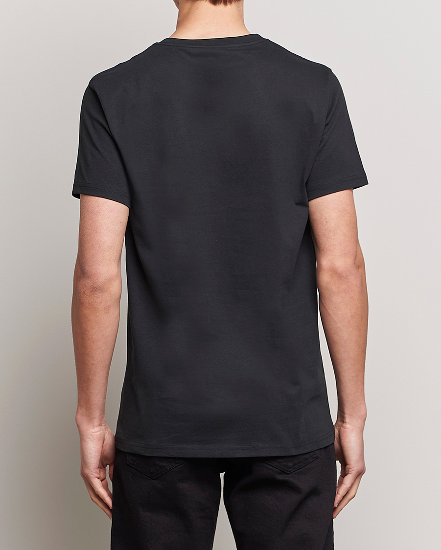 Herr | T-Shirts | Bread & Boxers | 3-pack Crew Neck Regular T-Shirt Black