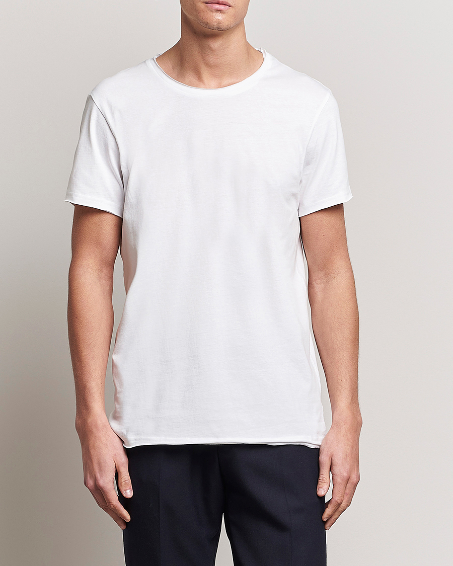 Herr | T-Shirts | Bread & Boxers | 3-pack Crew Neck Relaxed White