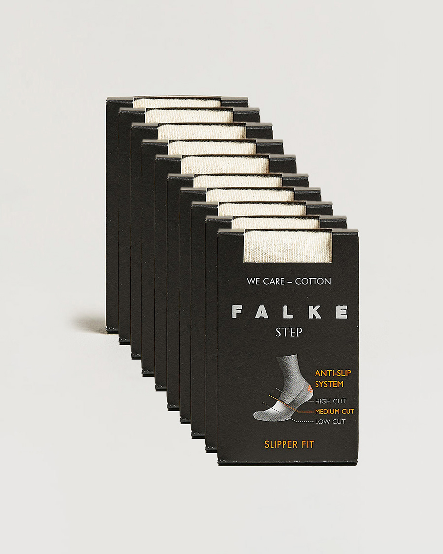 Herr | Underkläder | Falke | 10-pack Step In Box Loafer Socks Nature