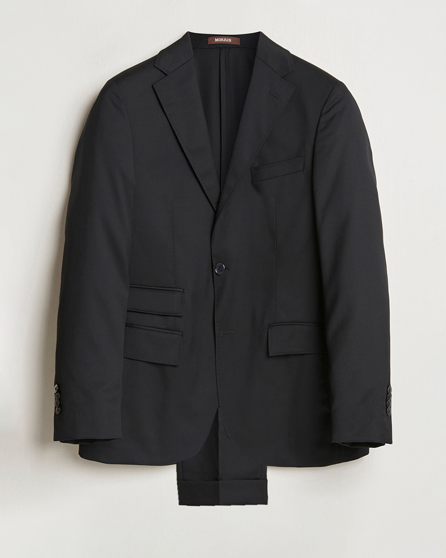 Herr | Kostymer | Morris | Heritage Prestige Wool Suit Black