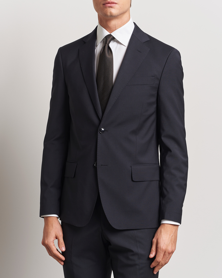 Herr | Kostymer | Oscar Jacobson | Edmund Wool Blend Suit Navy
